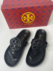 TB Black Sandals