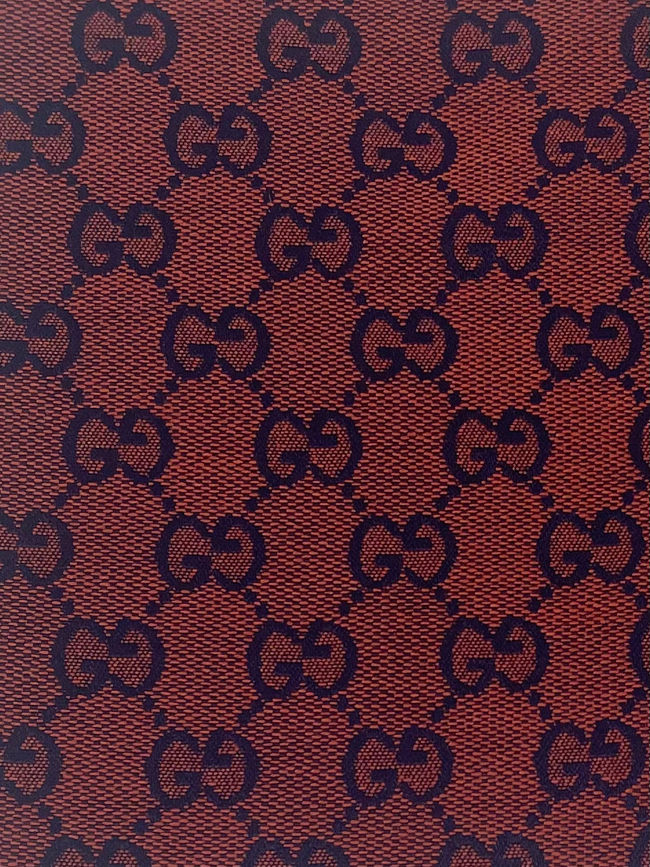 GG Orange Fabric Patches 6 inch X 6 inch