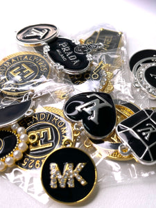 Black Mix Charms Pack of 5