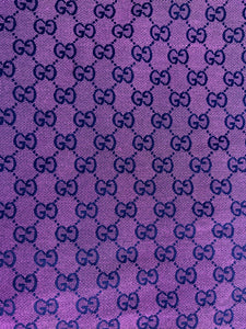 GG Purple Inspired Fabric Patches 6 inch X 6 inch
